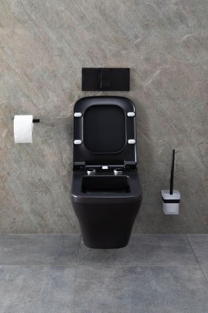 Чаша подвесного унитаза Allen Brau Infinity 4.21011.31 черный матовый, артикул 4.21011.31