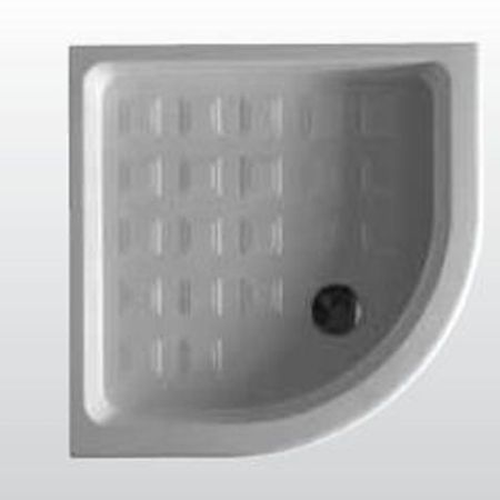 KERASAN Retro Душевой поддон четверть круга 80*80 белый, артикул 1342bi