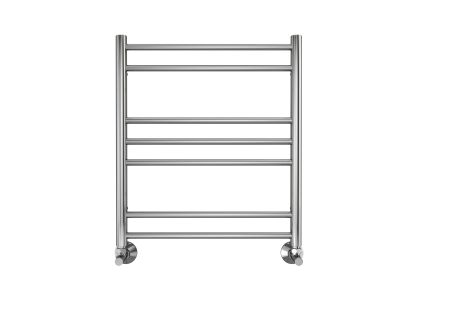 Полотенцесушитель водяной Aquatek (Акватек) Либерти П7 500х600 мм, подключение нижнее/диагональное, сверхпрочная пищевая нержавеющая сталь AISI 304L, гарантия 10 лет, артикул AQ RR0760CH