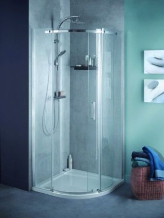 Душевое ограждение JACOB DELAFON CONTRA (90*90) E22R90R-GA (раздвижная, хром), шт, артикул E22R90R-GA