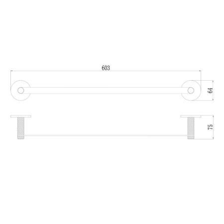 Полотенцедержатель Savol S-002124Q, графит, артикул S-002124Q