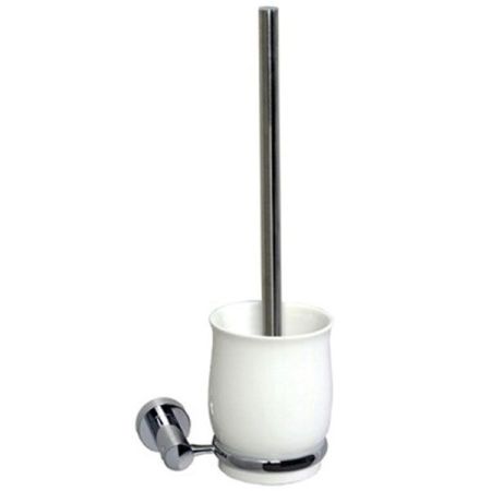 Ершик для унитаза WasserKRAFT K-24227 Хром Белый, артикул K-24227