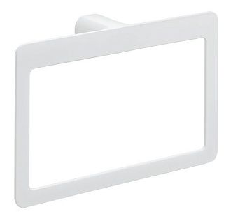 Gedy Pirenei, полотенцедержатель - кольцо, цвет белый матовый