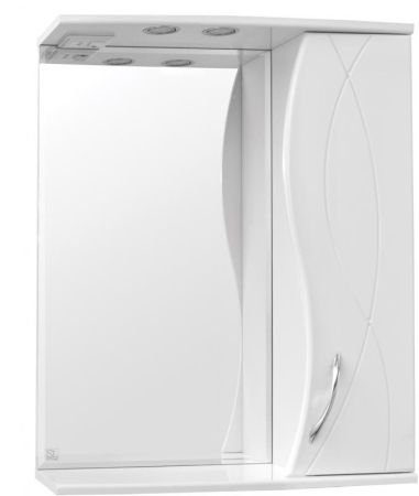 Зеркальный шкаф Style Line Амелия 65 со светом