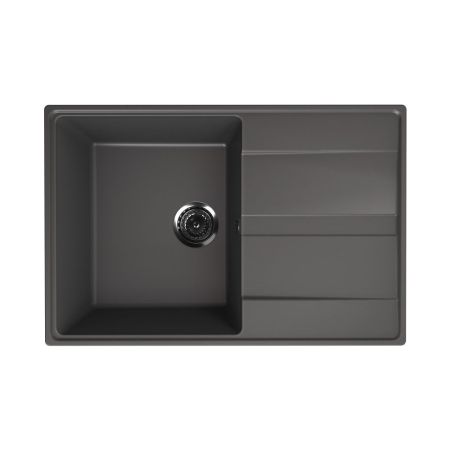 Кухонная мойка Ulgran Quartz Prima 750-09, мокрый асфальт, артикул Prima 750-09