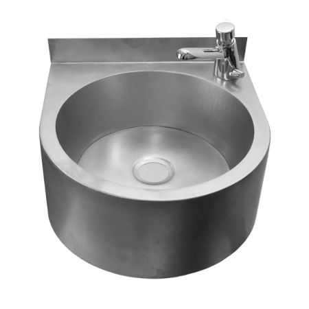 Раковина настенная полукруглая Тругор РН 004 (310) 1,2, сатин, артикул РН 004 (310) (1,2)