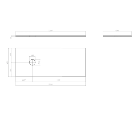 Столешница VIGO Urban st.URB.120, артикул st.URB.120