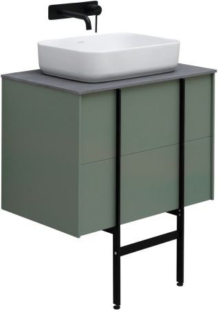 Тумба под раковину Allen Brau Reality 70 1.32004.CGM олива матовый