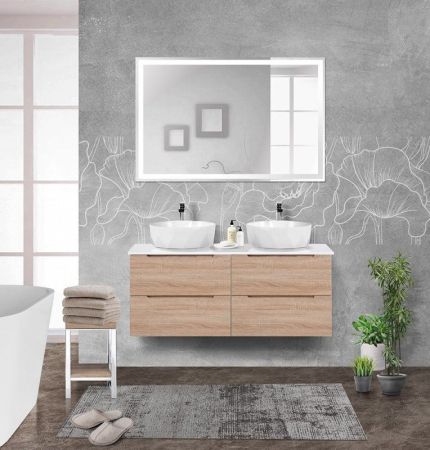 Мебель для ванной комнаты BELBAGNO ETNA-1200 со столешницей, артикул EK-120-2-BO