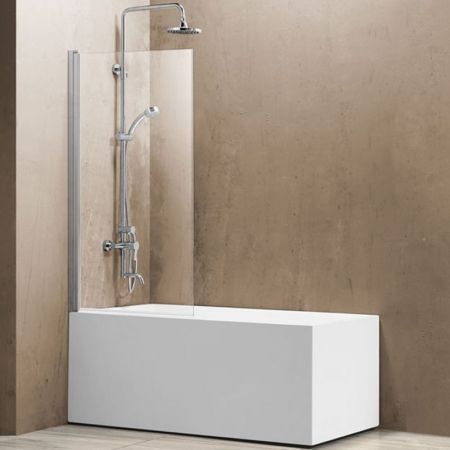 Шторки на ванну Vincea Душевая шторка на ванну VSB-11800CL, 800*1400, хром, стекло прозрачное,, артикул VSB-11800CL