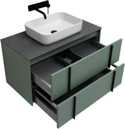 Тумба под раковину Allen Brau Reality 90 1.32006.CGM олива матовый, артикул 1.32006.CGM