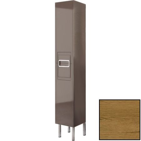 Шкаф пенал SanVit Мира 30 pmira с фактурой под дерево Акация светлая, артикул pmira