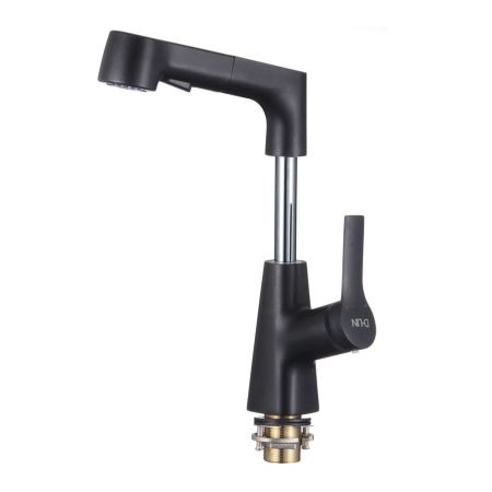 Смеситель для раковины D-Lin D158374-A, черный