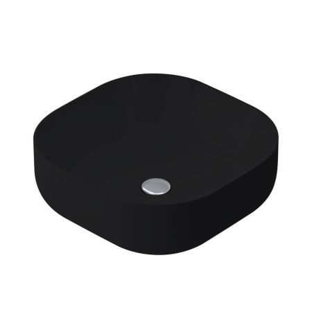 M8FWCC30430BM Func Раковина накладная, квадрат, 43 см, цвет черный матовый, артикул M8FWCC30430BM