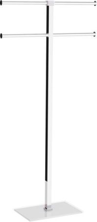 Gedy Rainbow, стойка: 4 полотенцедержателя, цвет хром - белый, артикул RA31(02)