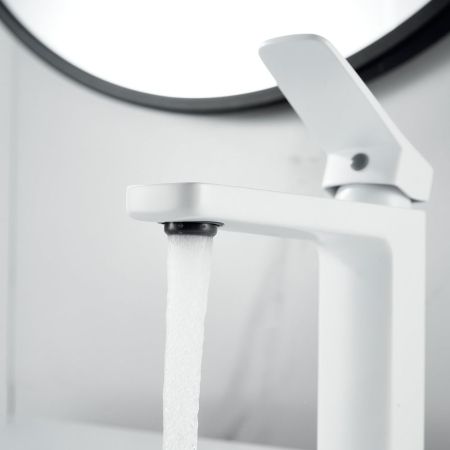 Смеситель для раковины Raffine F0199C, белый, артикул F0199C