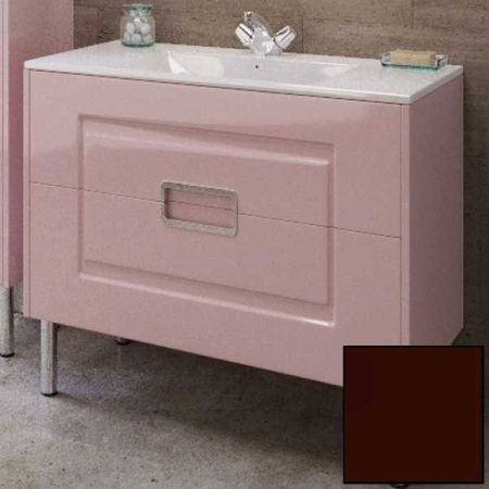 Тумба с раковиной SanVit Мира 100 kmira100 в цвете Ral Шоколад, артикул kmira100