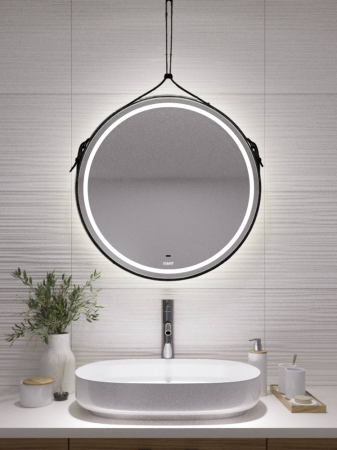Зеркало VIANT "Лофт" 65х65 LED подсветка (VLOFT65-ZLED), артикул VLOFT65-ZLED