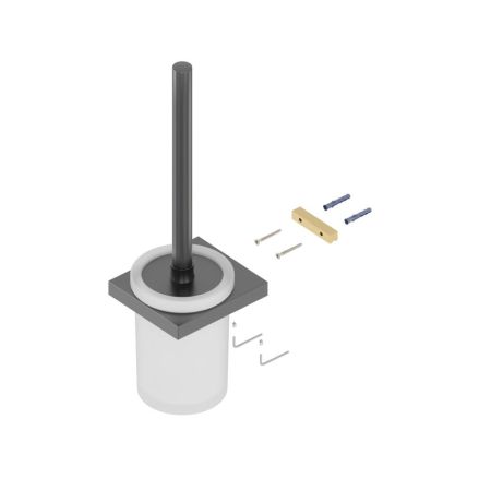 Щетка для туалета Timo Petruma черное золото (15261/18), артикул 15261/18