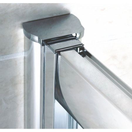 Душевой уголок Cezares Pratico RH-1 120x90 профиль Хром стекло прозрачное