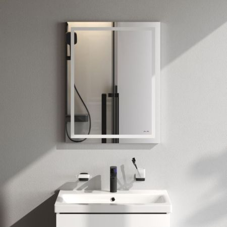 M91AMOX0551WG Универсальное зеркало настенное с контурной LED-подсветкой, 55 см, артикул M91AMOX0551WG