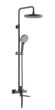 Душевая система BELZ B24813-3, оружейная сталь