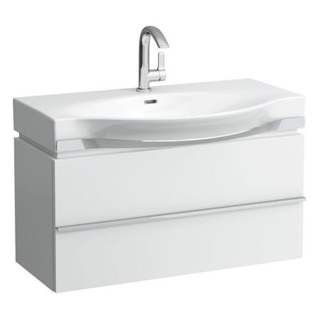 LAUFEN Palace Тумба под раковину 895x375x460 мм., подвесная, 2 ящика, цвет белый матовый, артикул 4.0125.2.075.463.R