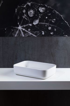 Раковина накладная Allen Brau Fantasy 50 4.11021.21 белый матовый, артикул 4.11021.21