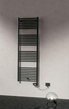 Cordivari Lisa22 Electric, п/c электрический 1160/500 мм (20 перекладин), термостат с проводом и штекером, цвет черный матовый