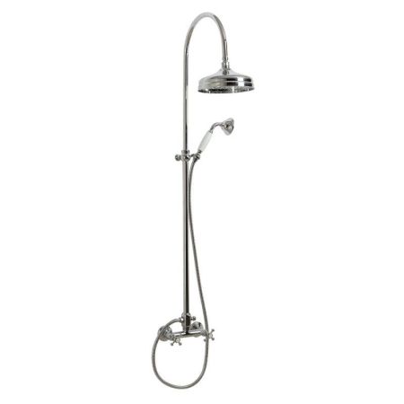 Душевая стойка со смесителем, верхним и ручным душем CEZARES GOLF-CD, артикул GOLF-CD-02-Bi