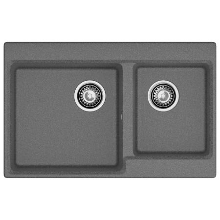 Кухонная мойка GranFest LEVEL 780K, графит, артикул LV-780K графит