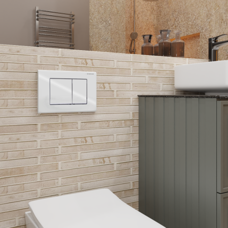 Клавиша для инсталляции CHARUS TM
Серия: MINIMALISTA
Материал: Пластик ABS
Тип: Механический
Размер: 245*165*11,7
Цвет: Белый глянцевый, артикул FP.310.11.01