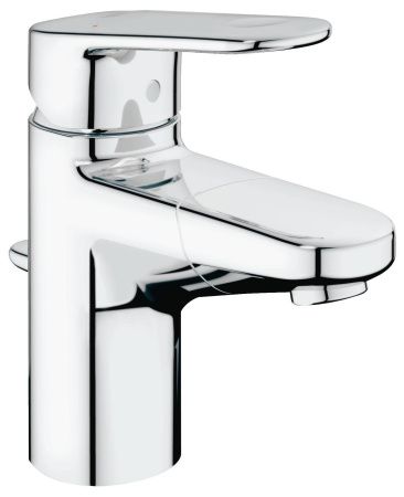 Смеситель для раковины GROHE Europlus с донным клапаном и выдвижным изливом, хром (33155002) Смеситель для раковины GROHE Europlus с донным клапаном и выдвижным изливом, хром (33155002)