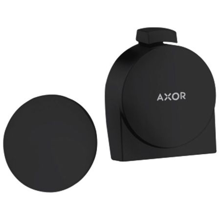 AX Внешняя часть набора слив-налив-перелив, матовый черный