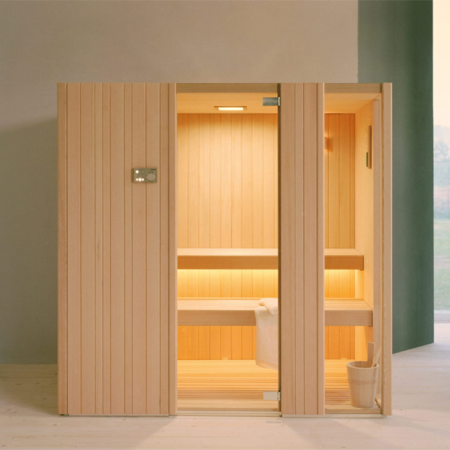Effegibi Auki 60 Сауна 228x170xh201см, отделка: канадский хемлок, артикул SA 50 60 0050