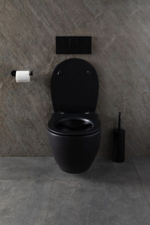 Чаша подвесного унитаза Allen Brau Reality 4.32006.31 черный матовый, артикул 4.32006.31