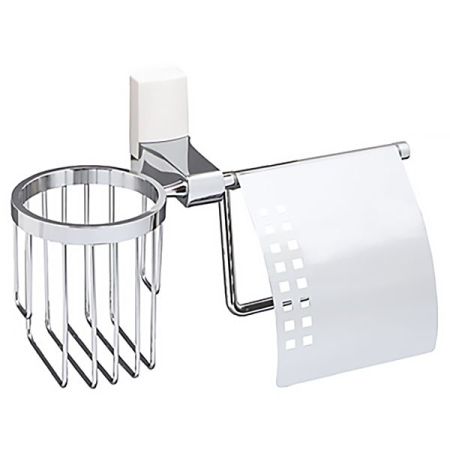 Держатель туалетной бумаги и освежителя воздуха WasserKRAFT Leine K-5059W Хром, артикул K-5059W