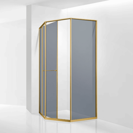 Душевой уголок RGW SV-82Gb "L" (Тонированное, 900x900)