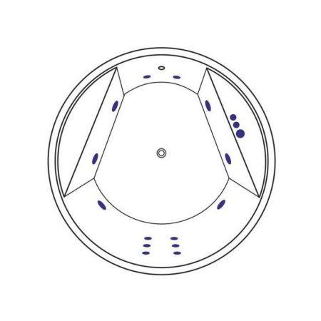 Ванна EXCELLENT Great Arc 160 "SMART" (золото), артикул WAEX.GRE16.SMART.GL