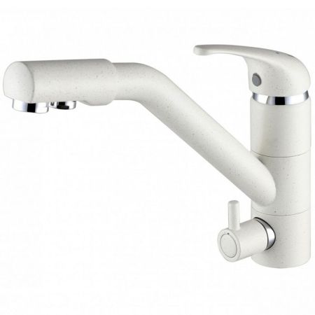 Смеситель для кухни Paulmark Hessen He213017-331 Белый