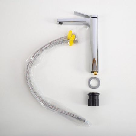 ALBANO Смеситель для накладной раковины без донного клапана, хром ALBANO-LMC-CRM-W0, артикул ALBANO-LMC-CRM-W0