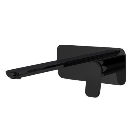 Fima Carlo Frattini Flo Cмеситель для раковины, встраиваемый, излив: 15см., цвет: чёрный матовый