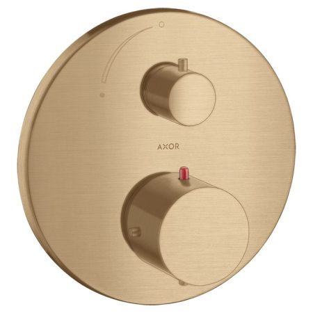 AX Starck Встраиваемый термостат для душа, 1 потреб, (внешняя часть), цвет: Шлифованная бронза, артикул 10700140