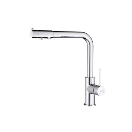 Смеситель для кухни с подключением к фильтру питьевой воды AQUATEK AQ1386CR ЕВРОПА, артикул AQ1386CR