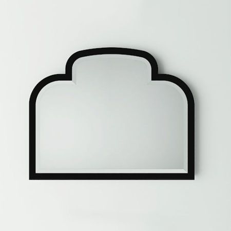 Devon Music Зеркало (100хh80см), рама цвет: черный блестящий