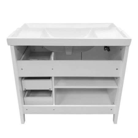 Тумба с раковиной Comforty Тбилиси 90 3132630 Белая