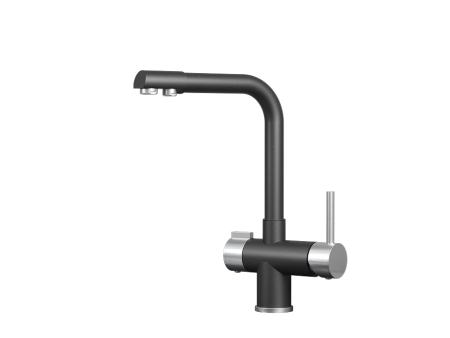 Смеситель для кухни GRANULA (5008, ШВАРЦ), артикул 5008, ШВАРЦ