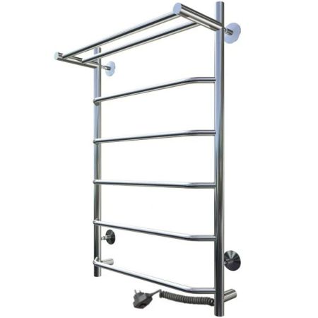 Электрический полотенцесушитель Тругор ПЭК 6 П 80x50 с полкой Хром