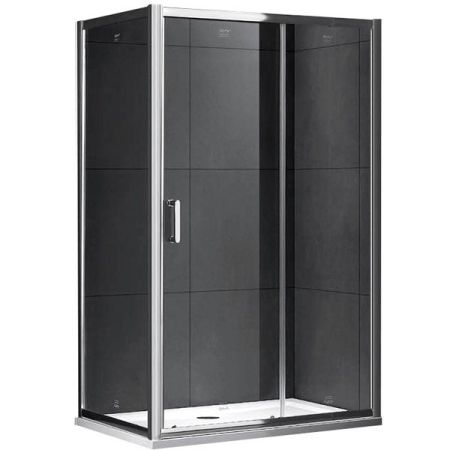 Душевой уголок Gemy S30191E-A70 130х70 профиль Хром стекло прозрачное, артикул S30191E-A70