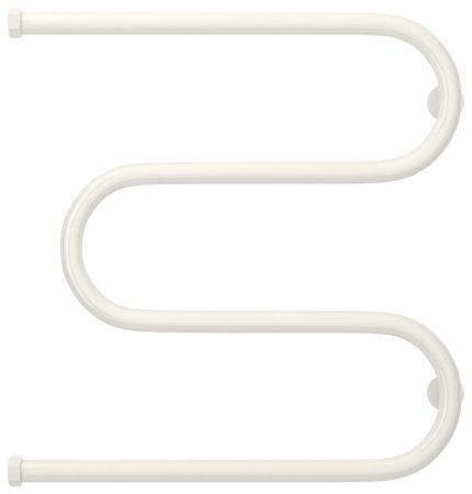 Полотенцесушитель водяной "М-обр.+" 600х600 Н. Г. 1" (Белый), артикул 12-4007-6060